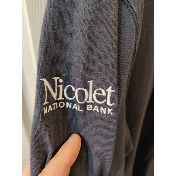 Carhartt Original Fit Men's Blue Pocket Work Long Sleeve T-Shirt Logo Size: L - Picture 3 of 5